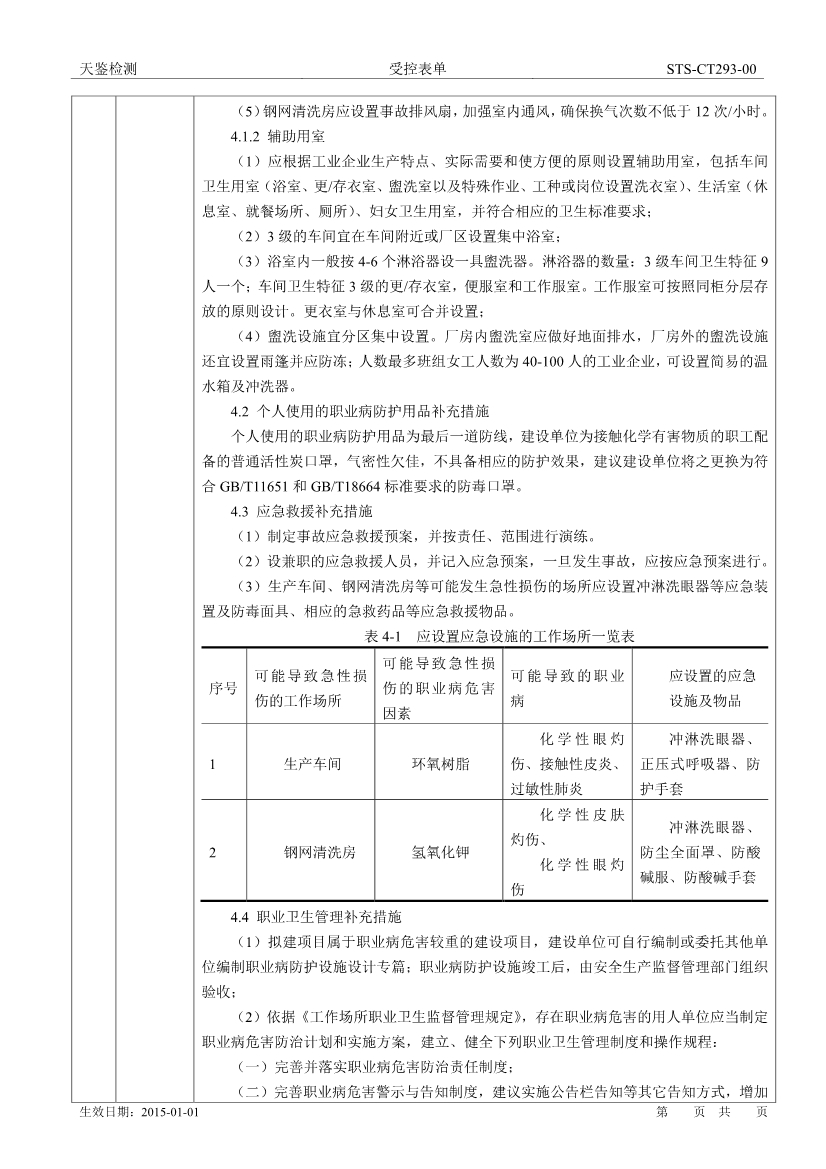 佛山富華精密電子有限公司建設項目職業病危害評價報告網上公開信息表-2
