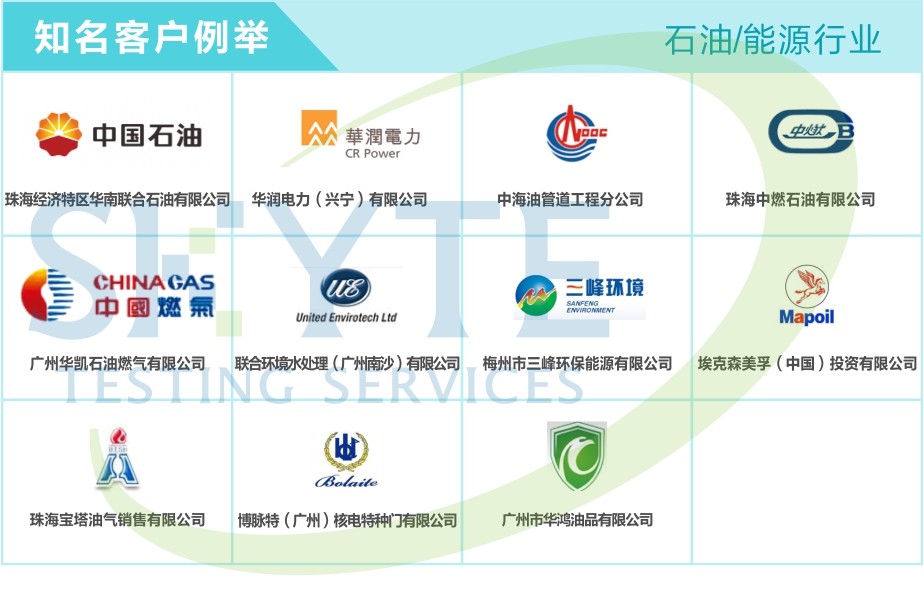 石油能源行業客戶案例-天鑒檢測